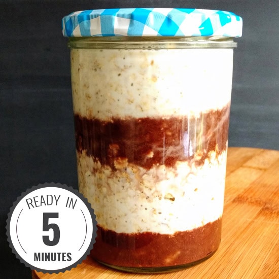 chocolate banana bonkers overnight oats - Article 3